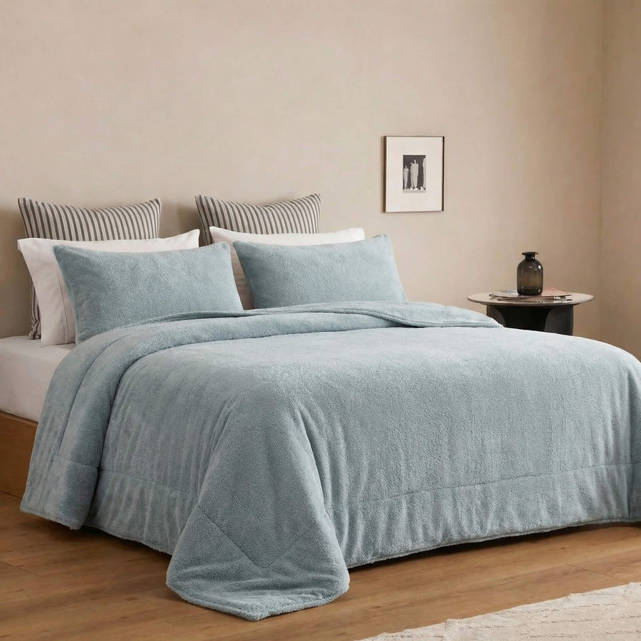 Sunday Citizen Snug Comforter in Misty Blue
