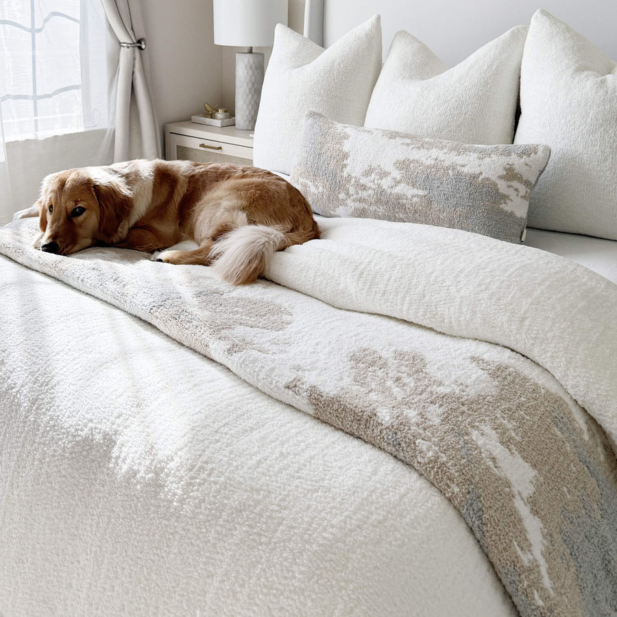Snug Comforter Clear White
