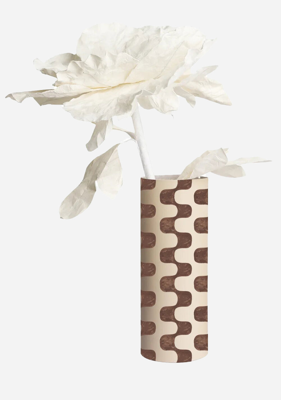 Image of Warm Retro Beige Vase