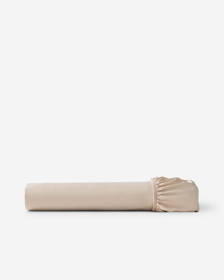 Natural Premium Bamboo Fitted Sheet Blush