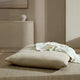 Extra Large Teddy Floor Pillow Beige