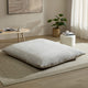 Extra Large Teddy Floor Pillow Light Gray