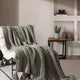 Braided Pom Pom Throw Boulder