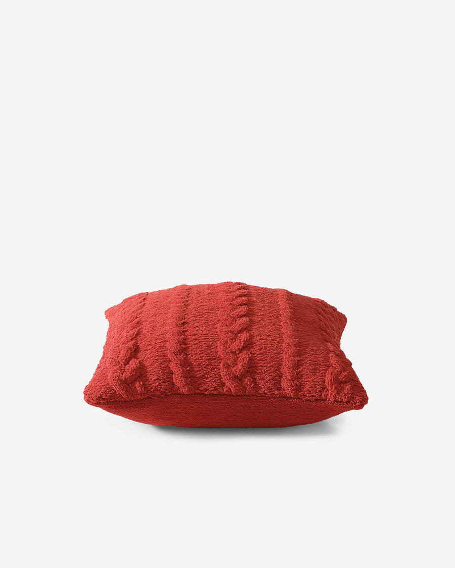 Braided Throw Pillow Rouge