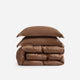 Premium Bamboo Bubble Comforter Bundle Chestnut