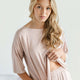 Butter Modal Boat Neck Tee Primrose