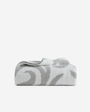 Sunday Citizen Casablanca Bed Blanket Cloud Gray - Off White