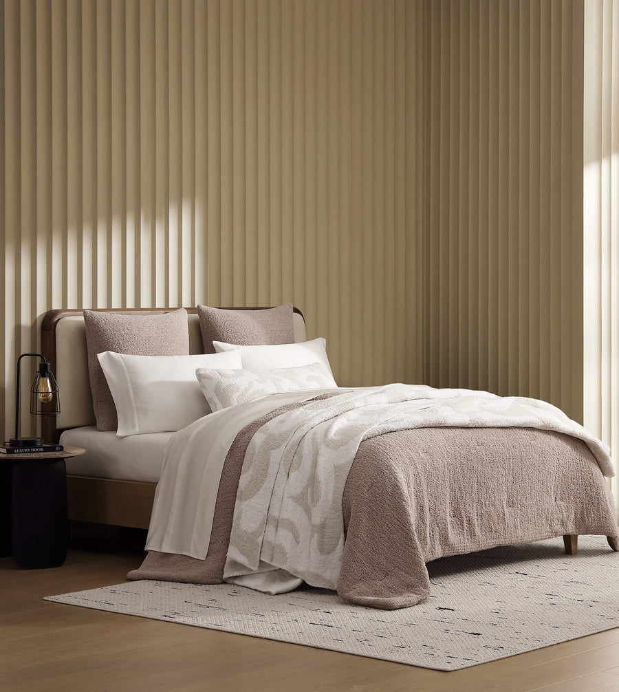 Sunday Citizen Casablanca Bed Blanket Oatmeal - Off White