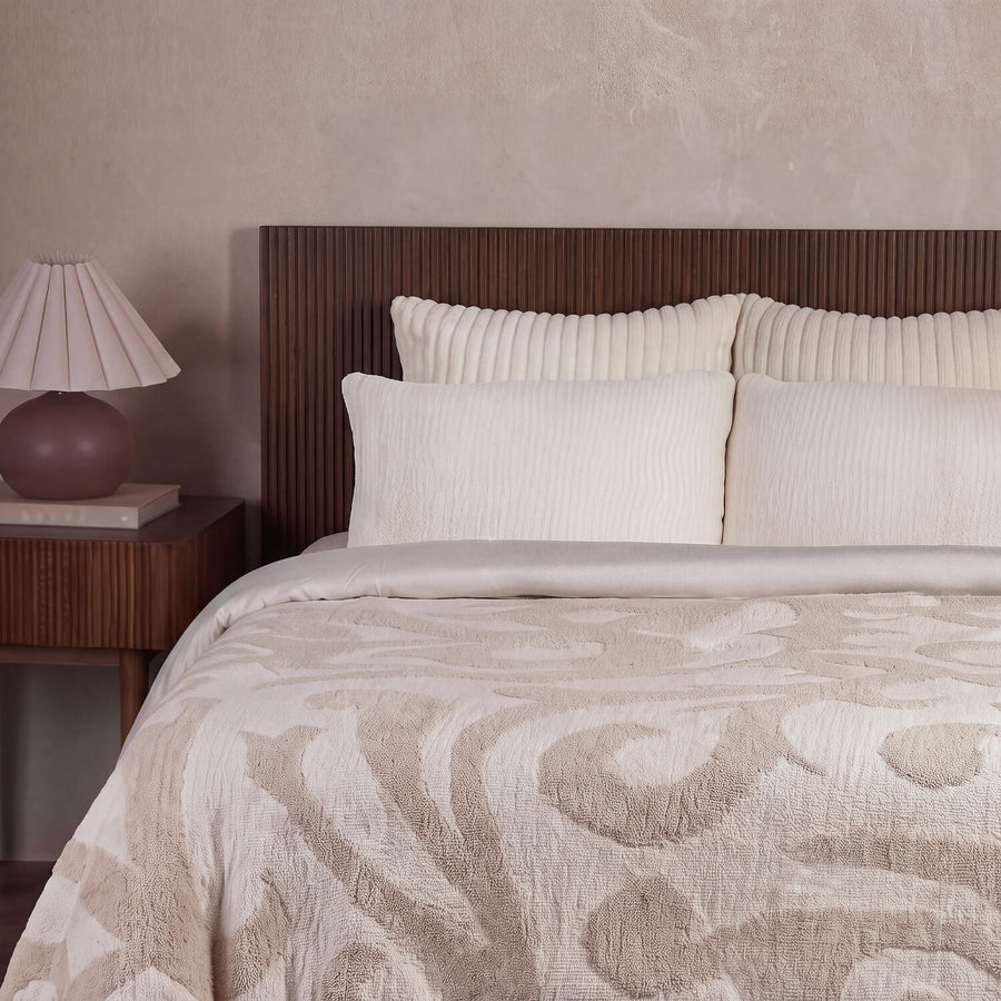 Sunday Citizen Casablanca Comforter  Oatmeal - Off White