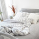 Casablanca Lumbar Throw Pillow Cloud Gray - Off White