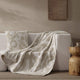 Casablanca Throw Oatmeal - Off White