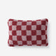 Checkerboard Mini Pillow Pomegranate - Rose