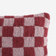 Checkerboard Mini Pillow Pomegranate - Rose