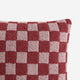 Checkerboard Throw Pillow Pomegranate - Rose
