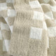 Checkerboard Throw Sahara Tan - Off White