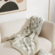 Checkerboard Throw Sahara Tan - Off White