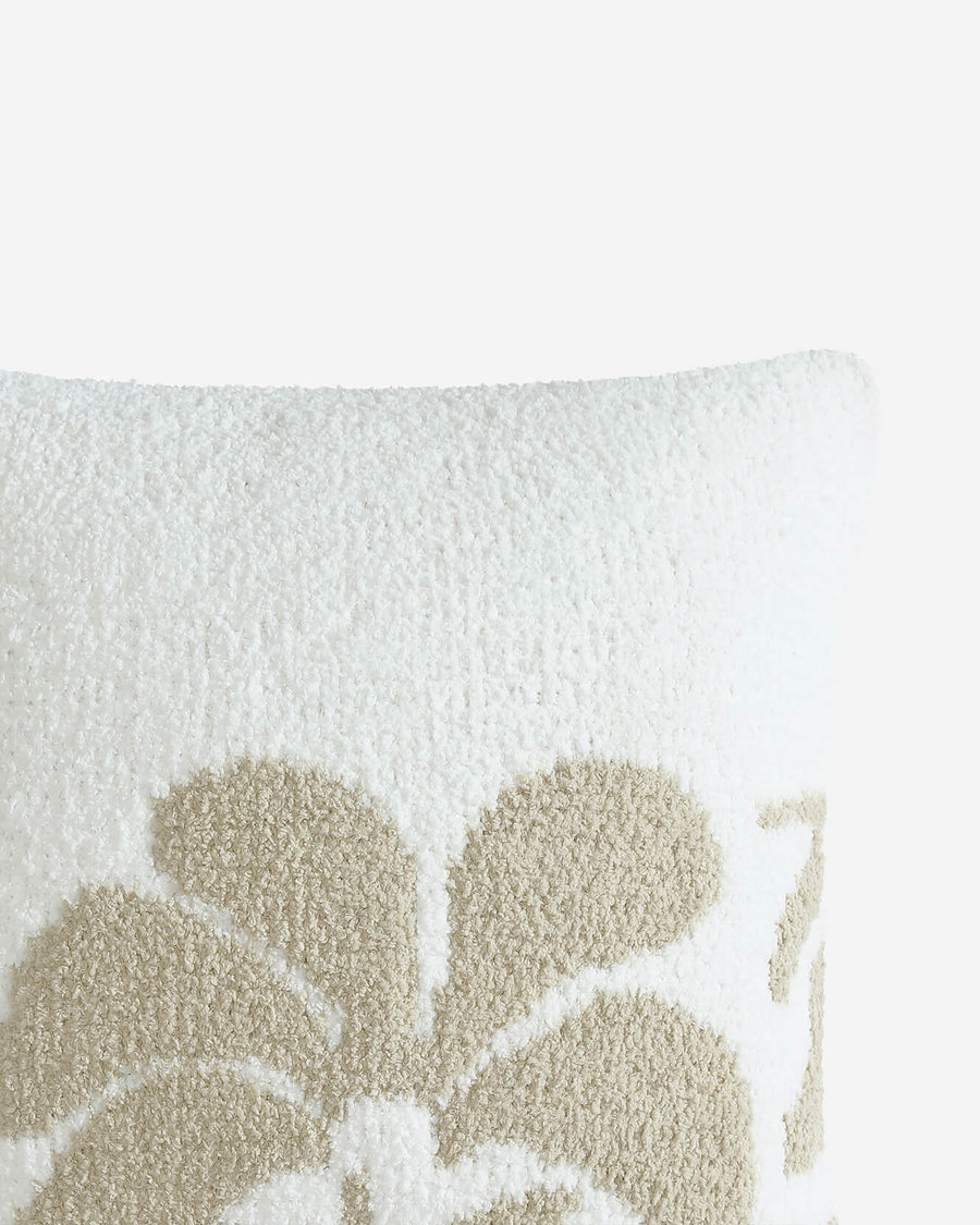 Chamomile Throw Pillow Off White - Sahara Tan