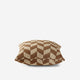 Chevron Throw Pillow Chestnut - Biscotti