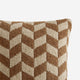 Chevron Throw Pillow Chestnut - Biscotti