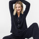 CloudCool Oversized Ribbed Buttoned Cardigan Coal