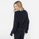 CloudCool Oversized Ribbed Buttoned Cardigan Coal