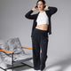 CloudCool Ribbed Relaxed Pants Coal