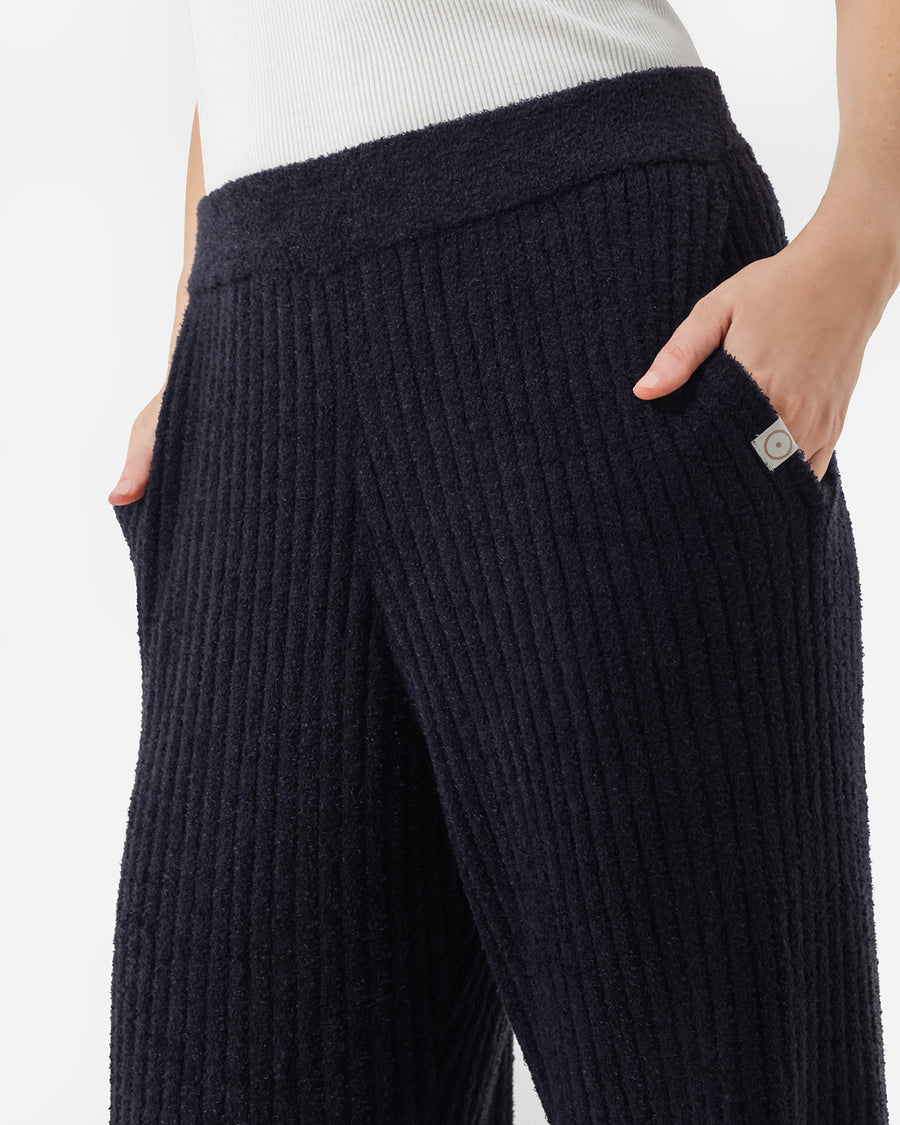 Cloud Cool Ribbed Relaxed Pants Coal