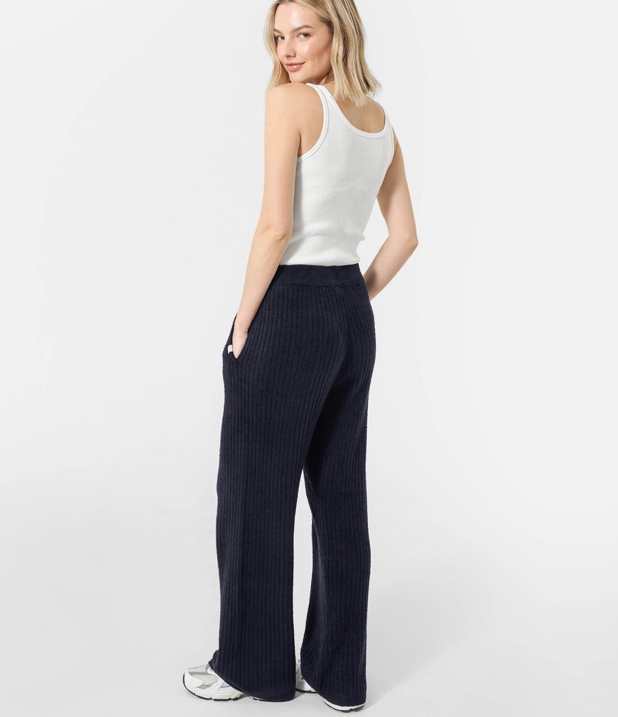 Cloud Cool Ribbed Pants Coal