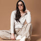CloudCool Zip-Up Hoodie Bone