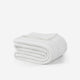 Cloud Silque Bed Blanket Clear White