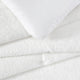 Cloud Silque Stitch Comforter Clear White
