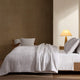 Cloud Silque Stitch Comforter Bundle Pearl Gray