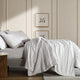 Cloud Silque Stitch Comforter Pearl Gray