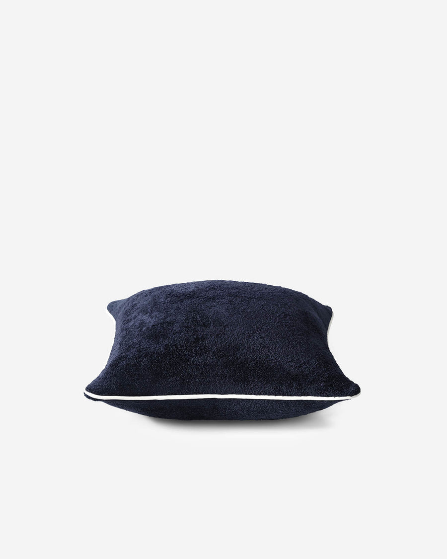 Sunday-Citizen_Cloud-Silque-Piping_Throw-Pillow Baritone Blue - Off White