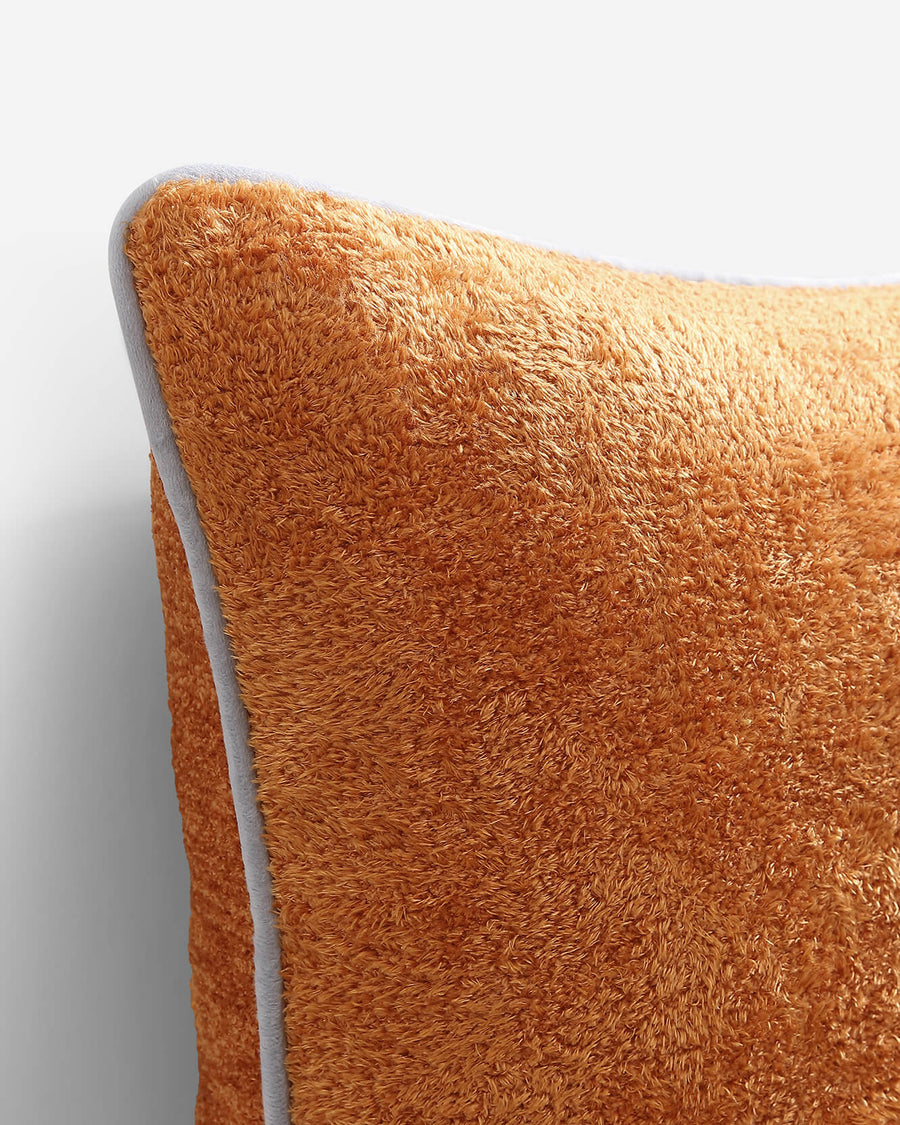 Sunday-Citizen_Cloud-Silque-Piping_Throw-Pillow Raw Sienna - Misty Blue