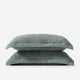 Sunday-Citizen_Cloud-Silque-Sham-Set Slate Grey