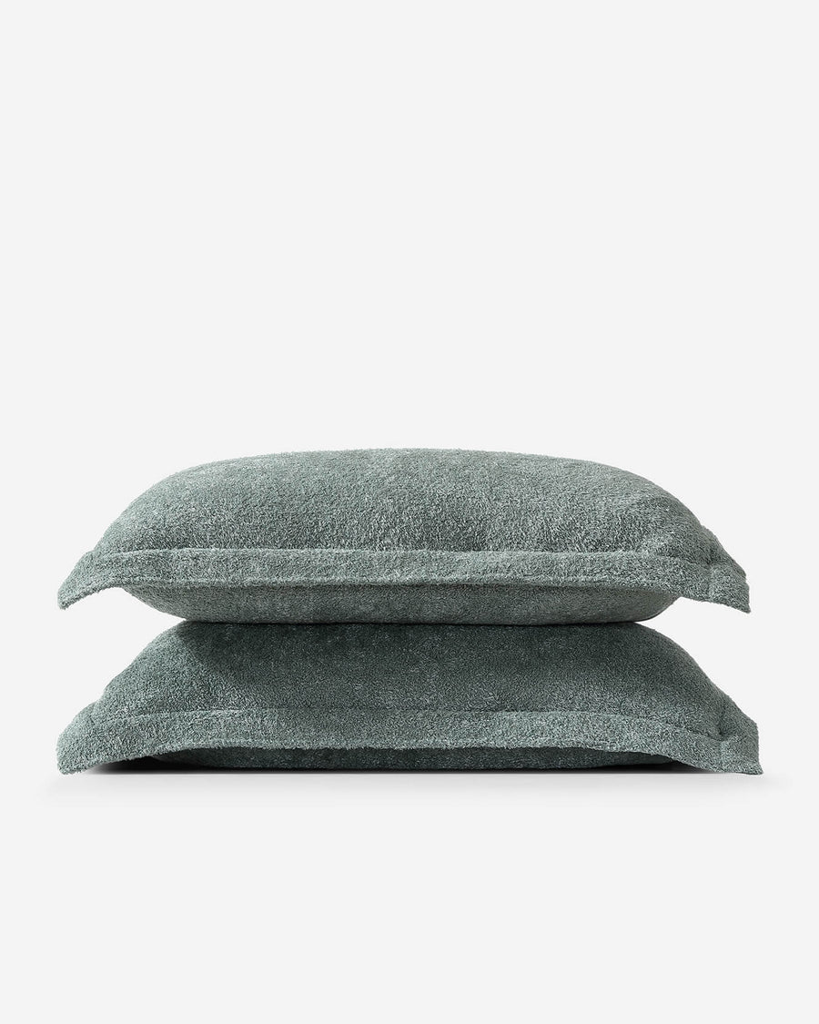 Sunday-Citizen_Cloud-Silque-Sham-Set Slate Grey