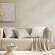 Cloud Silque Throw Sandstone