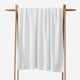 Cloud Silque Throw Clear White
