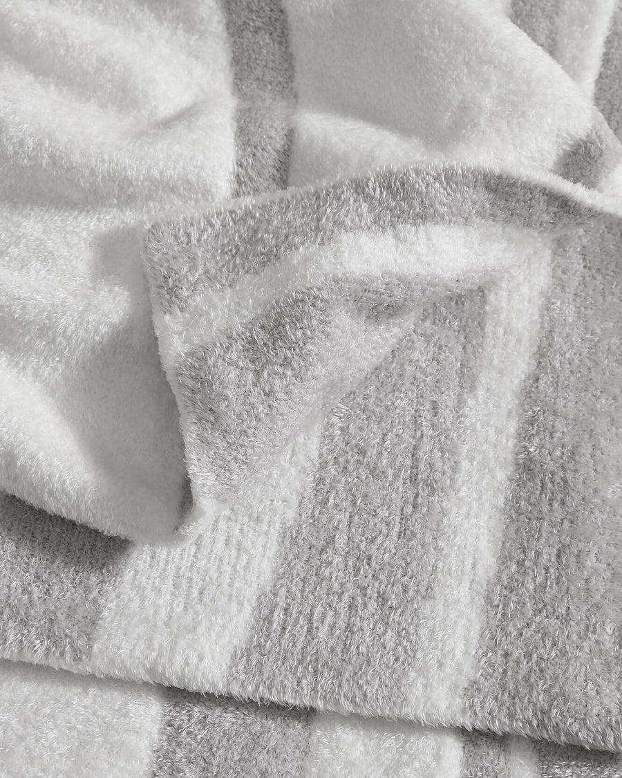 Sunday-Citizen_Cloud-Silque-Woodland-Bed-Blanke White - Pearl Grey