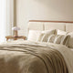 Sunday-Citizen_Cloud-Silque-Woodland_Lumbar-Pillow White - Sandstone Leopard Print - Sandstone