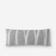 Sunday-Citizen_Cloud-Silque-Woodland_Lumbar-Pillow White - Pearl Grey