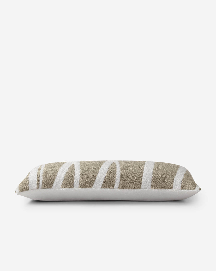 Sunday-Citizen_Cloud-Silque-Woodland_Lumbar-Pillow White - Sandstone