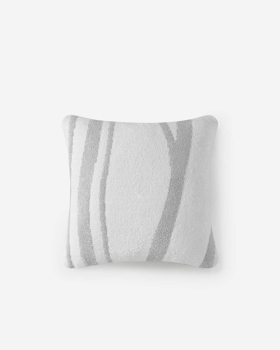 Cloud-Silque-Woodland_Throw-Pillow White - Pearl Grey