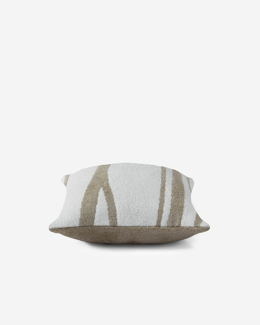 Cloud-Silque-Woodland_Throw-Pillow White - Sandstone