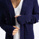 CloudCool Light Long Cardigan Marine Blue