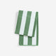 Coastal Beach Towel Green