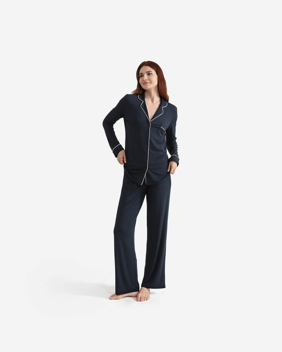 Image of Cooling Modal Long Pajama Set | Last Chance