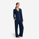 Cooling Modal Long PJ Set Marine Blue