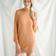 Coset Lazy Sweater Dress Camel